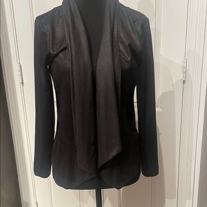 Style & Co. Black Draped Blazer